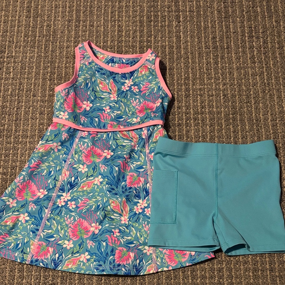 Tommy Bahama Pink and Blue Floral Activewear